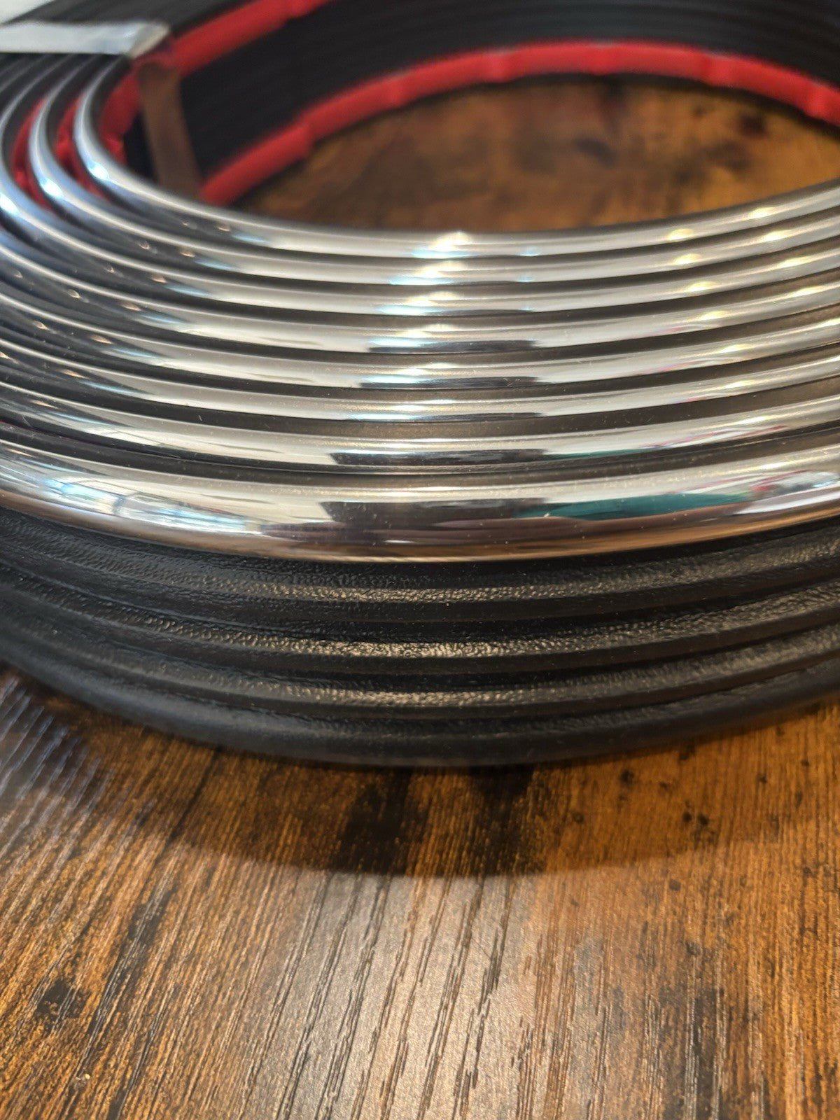 BLACK/CHROME Side Molding Trim 1988-98 Chevy/GMC Truck SUVs OBS 26ft Roll