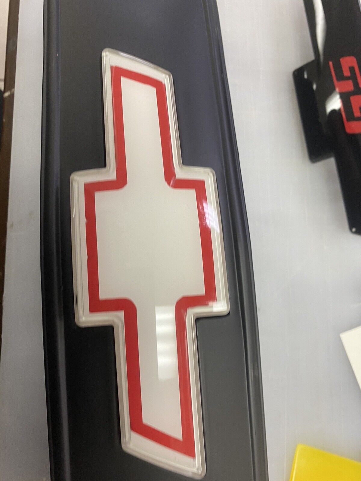 94-98 Chevy OBS Cheyenne Mexico style emblem White Red bowtie Silverado C1500