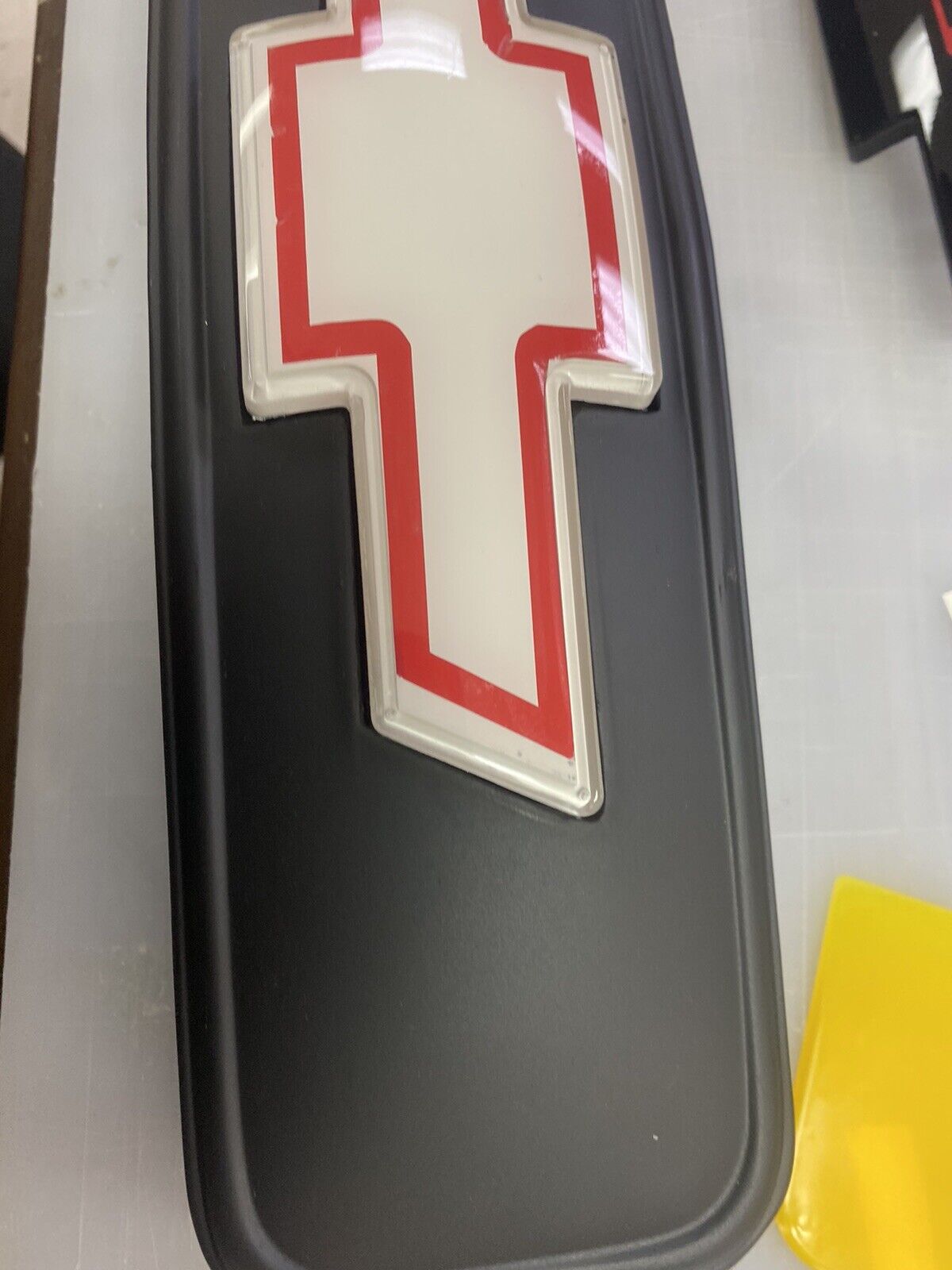 94-98 Chevy OBS Cheyenne Mexico style emblem White Red bowtie Silverado C1500