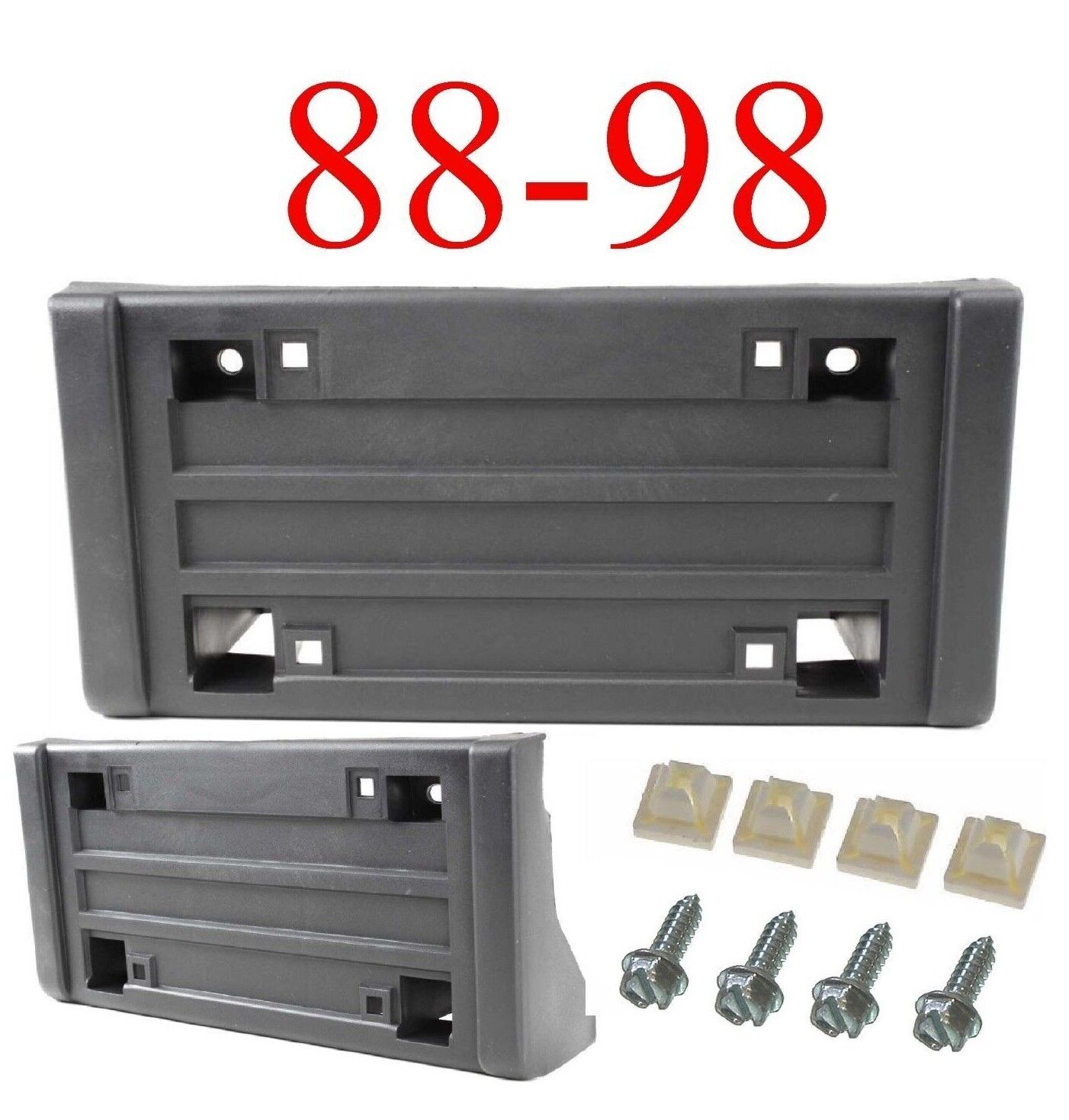 88 98 Chevy GMC Front License Plate Bracket W Hardware Truck Tahoe Yukon