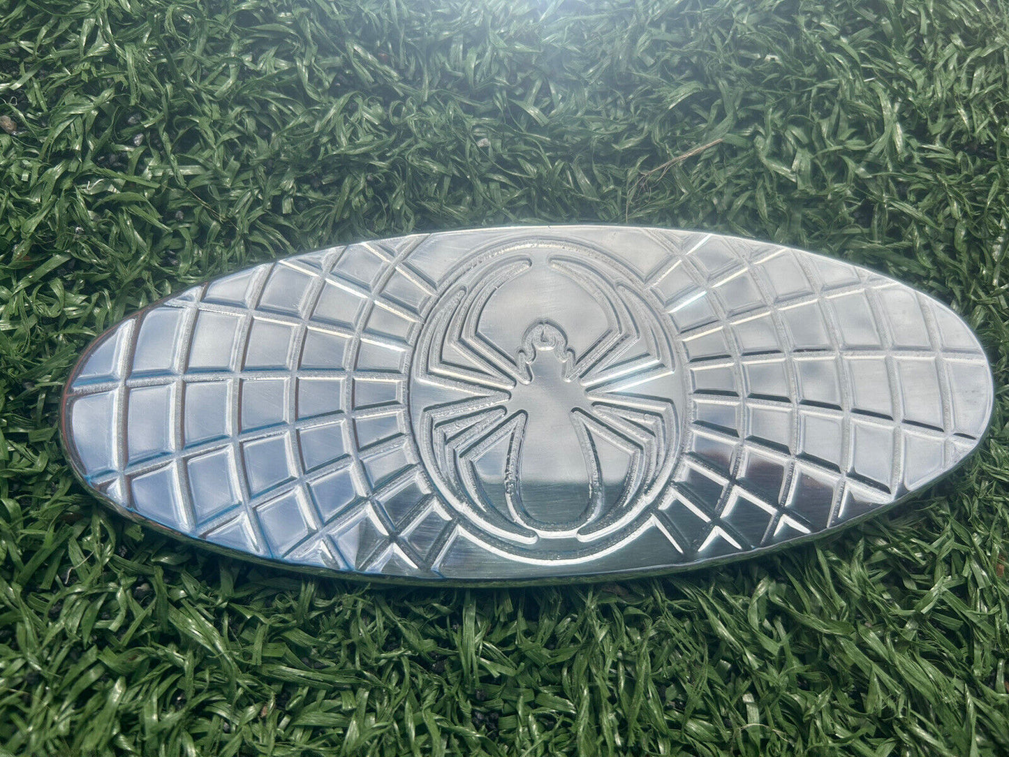 7” FORD TRUCK F-150 F-250 F-350 OVAL EMBLEM BADGE GRILL BILLET Spider-Man Spider