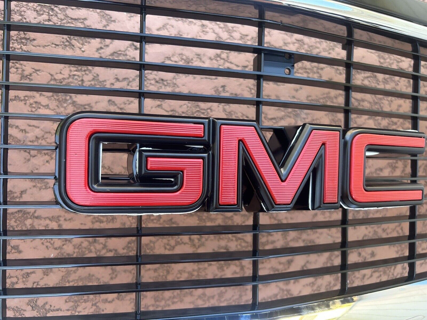 88-98 Chevy GMC Sierra grille with Red/Black Logo