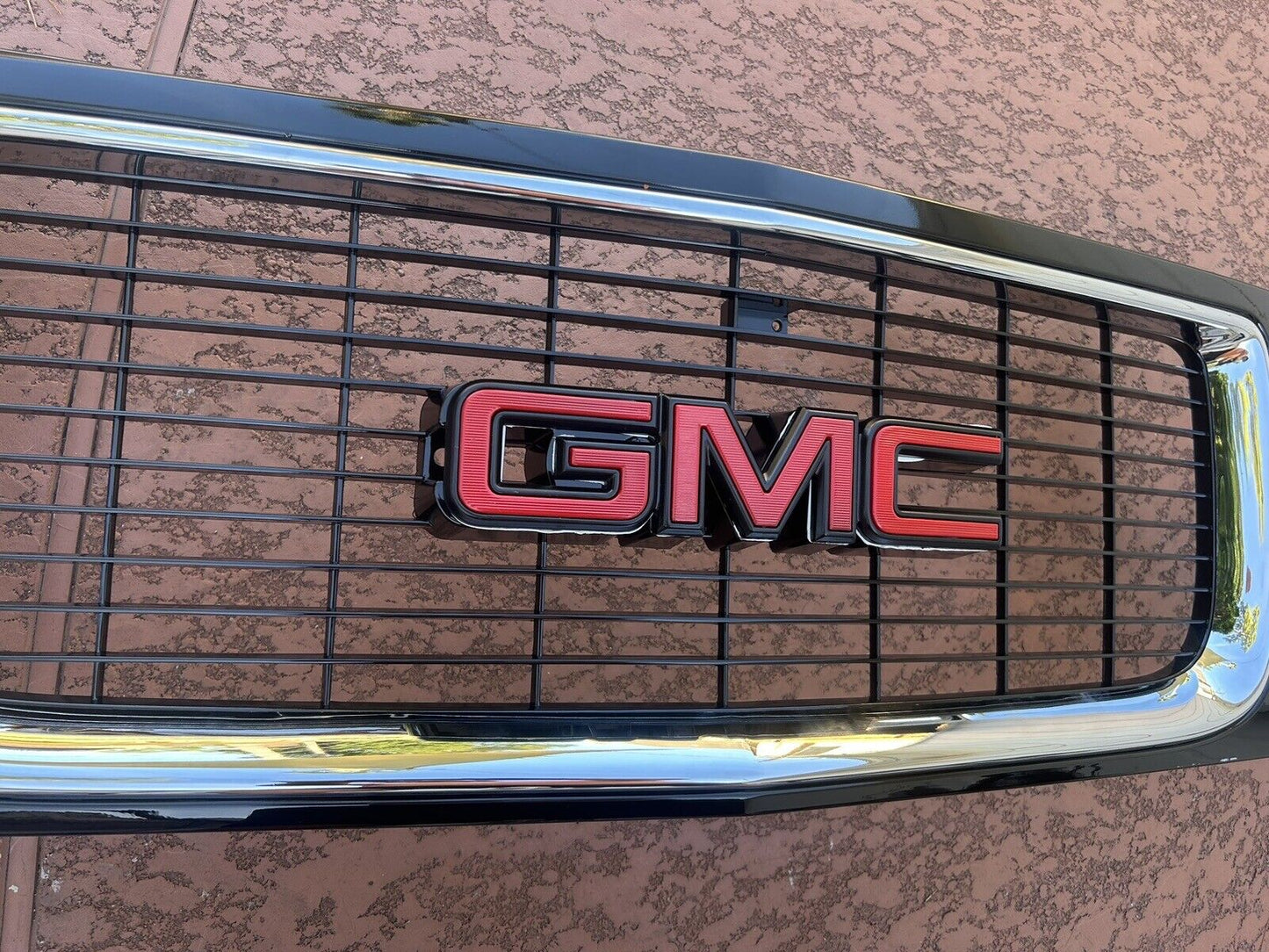 88-98 Chevy GMC Sierra grille with Red/Black Logo