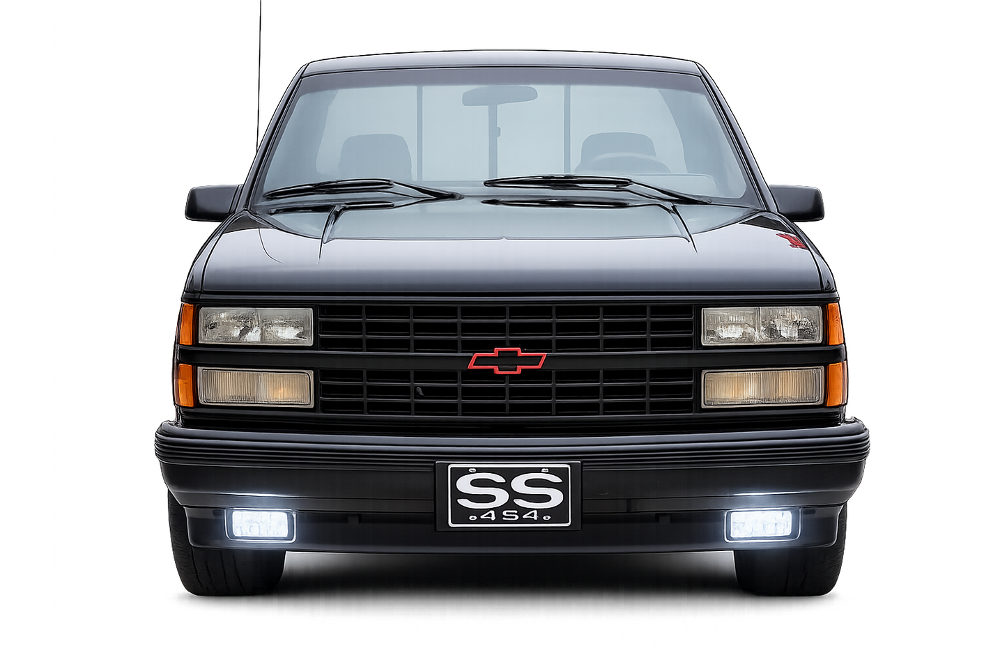 88-98 OBS Chevy GMC c/k lower valance with fog lamps 454ss style