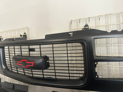 88-98 Chevy Silverado Cheyenne grille  red/black bowtie C/K TRUCK OBS