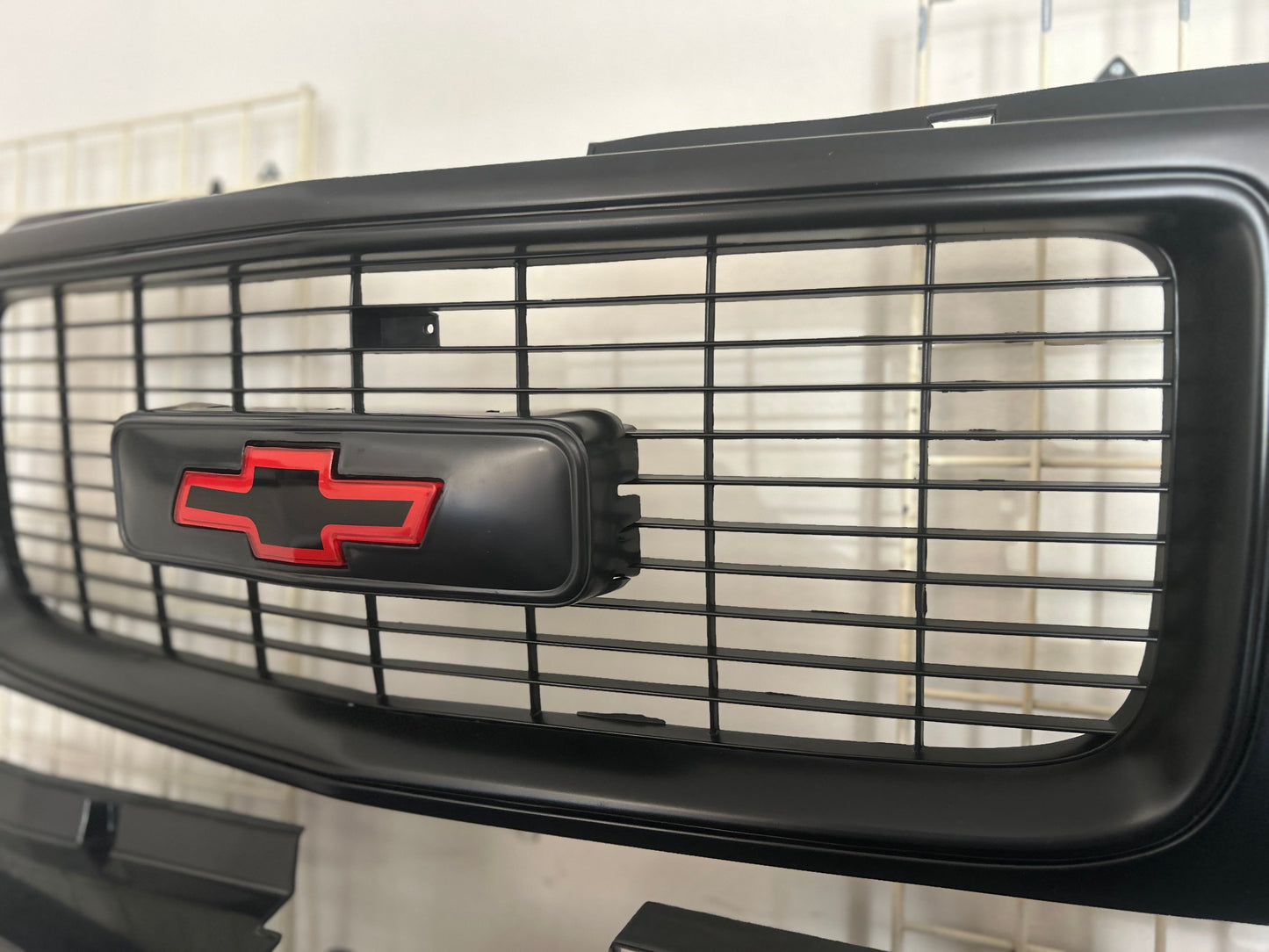 88-98 Chevy Silverado Cheyenne grille  red/black bowtie C/K TRUCK OBS
