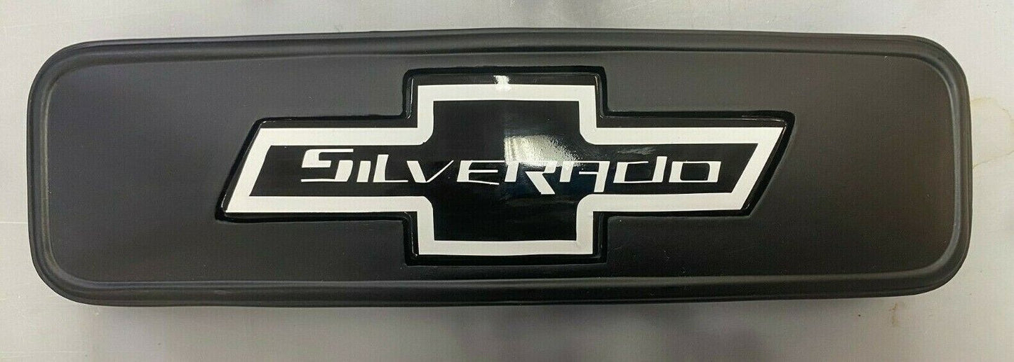 94-98 Chevy SILVERADO Cheyenne OBS Mexico style emblem white/blk Silverado C1500