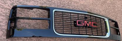 88-98 Chevy GMC Sierra grille with Red/Black Logo
